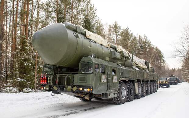 Российский стратегический ракетный комплекс - РС-24 "Ярс".