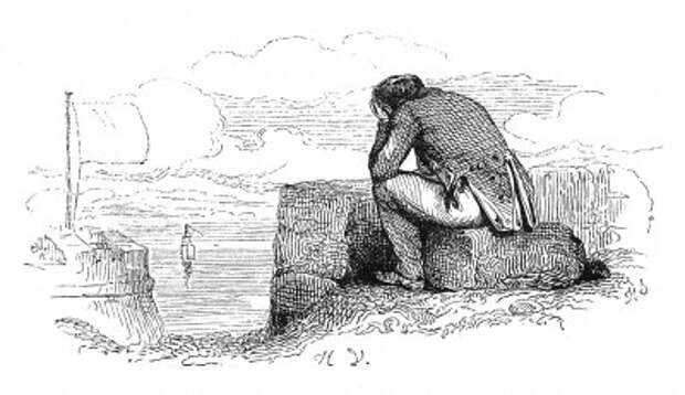 Карл Антуан Шарль Орас Верне «Наполеон на острове Святой Елены».