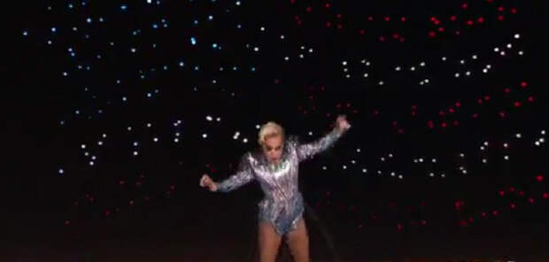 Lady Gaga Opened The Super Bowl Halftime Show By Jumping Off The Roof ...