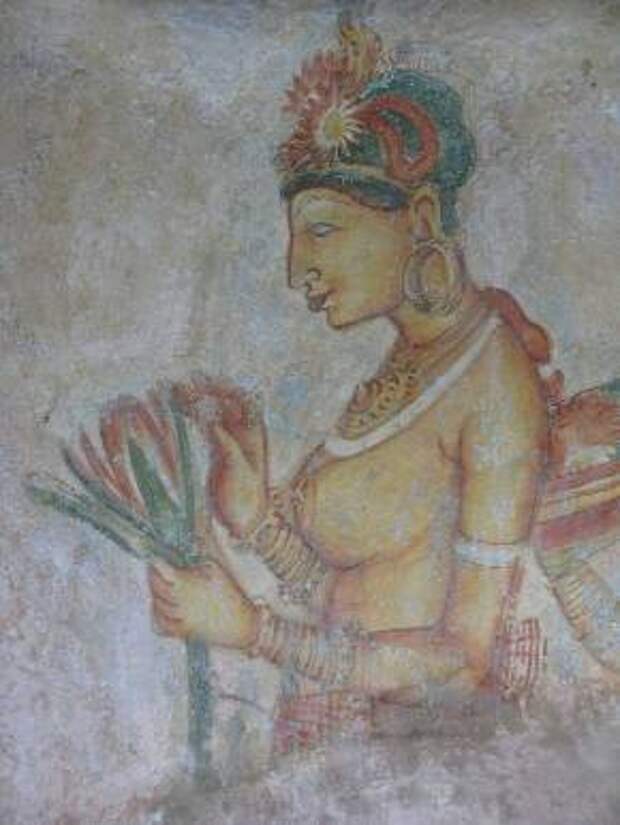 Фрески Сигирии, Шри Ланка (Sygirian woman, Sri Lanka)