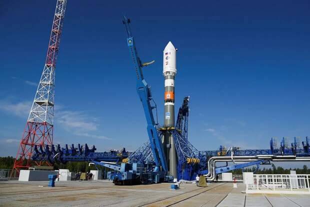 Завершена сборка «пакета» ракеты «Союз-2