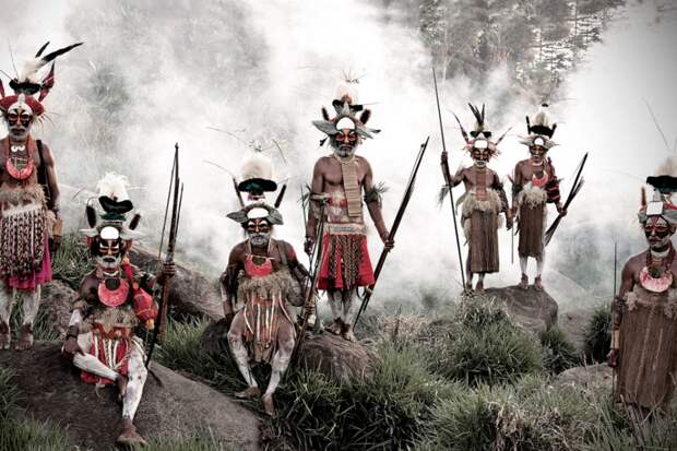 Племя лайкайпия, Папуа - Новая Гвинея