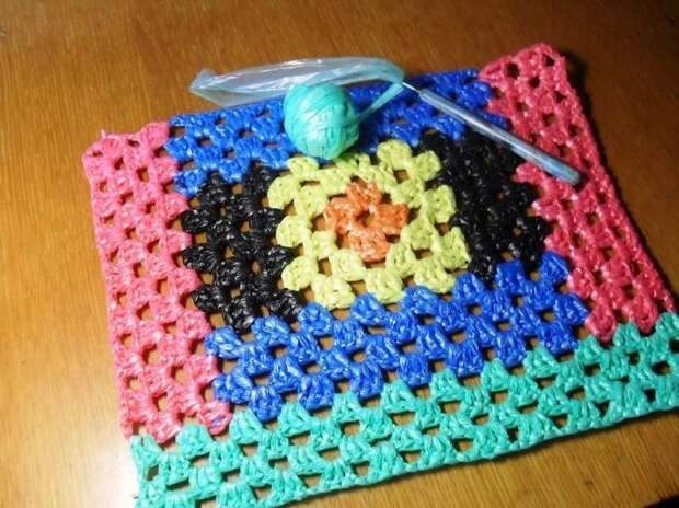 Поделки из пакетов — интересные украшения изделия, игрушки