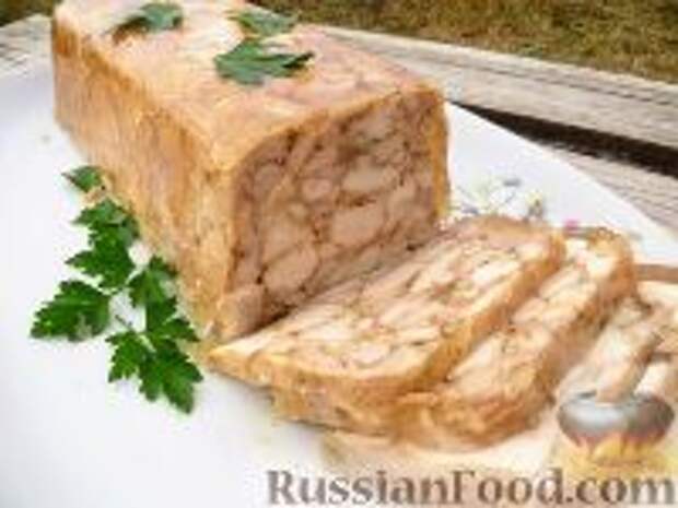Фото к рецепту: Курица в желе