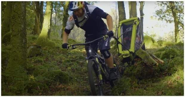 Захватывающие дух покатушки на велосипеде