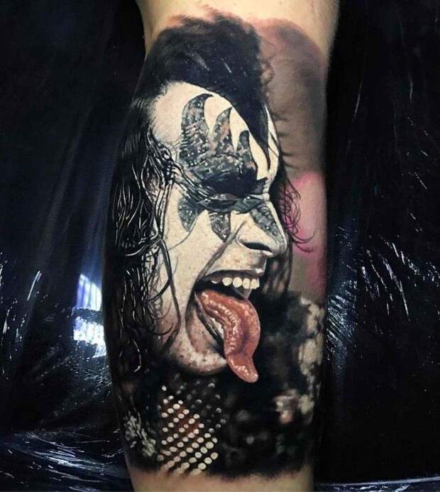 Tattoo artist Steve Butcher photorealistic color realism tattoo, portrait | Тату-мастер Steve Butcher фотореалистичные цветные татуировки , портретный реализм