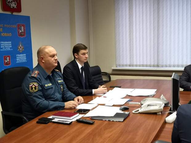 Заседание КЧС / Фото: Пресс-служба МЧС по ЮВАО