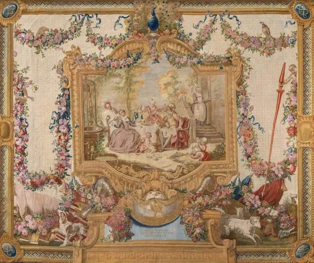 Гобелен «Дон Кихот с девицами постоялого двора» представили после реставрации