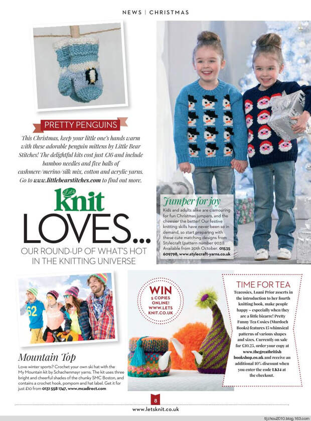 Lets Knit Single Issue Xmas Spec №14 2014 - 紫苏 - 紫苏的博客 Lets Knit Single Issue Xmas Spec №14 2014 - 紫苏 - 紫苏的博客