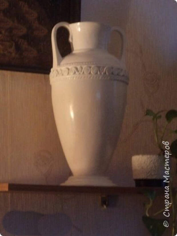 Амфора из банки и соленого теста 0 Амфора из банки и соленого теста 0