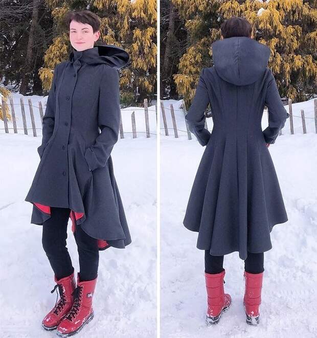 2. "Наконец-то! Я сшила пальто!"