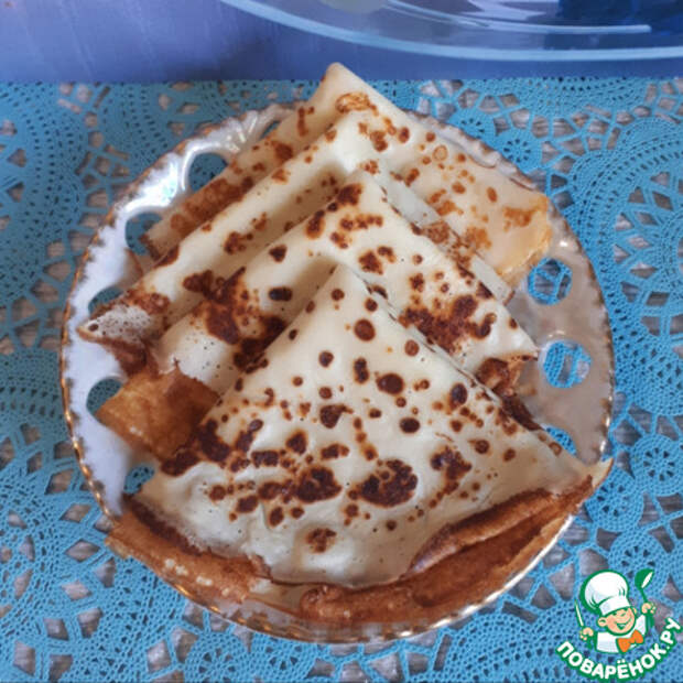 Творожные блинчики без муки