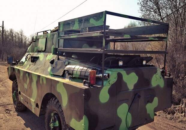 Тюнингованый БРДМ-2 БРДМ-2, брдм, военная техника, тюнинг