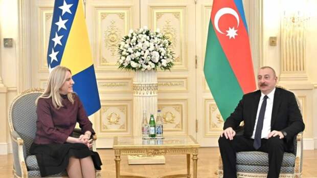 Президент Азербайджана провел встречу с председателем президиума Боснии и Герцеговины