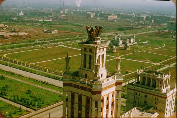 Москва, 1956 год фото, москва, Машина  времени, позитив