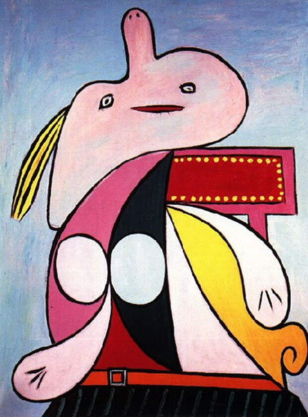 Пабло Пикассо. Желтый пояс (Мария Тереза Вальтер). 1932 год