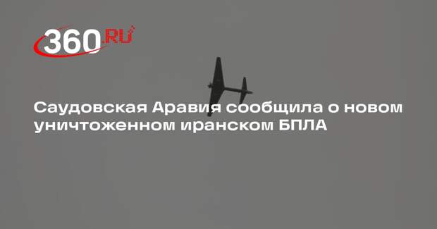 Саудовская Аравия сообщила о новом уничтоженном иранском БПЛА