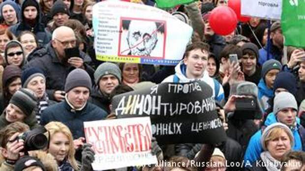 Уличные протесты в России