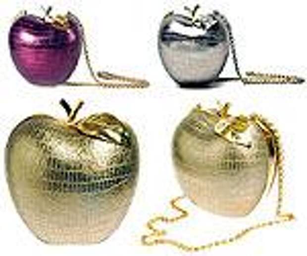 Гламурные сумочки в форме яблок - символ красоты