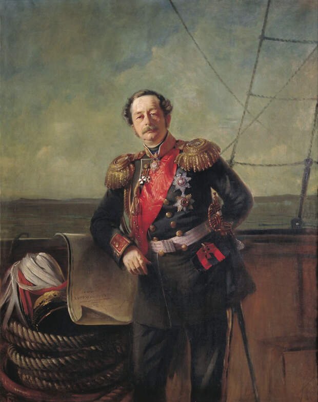 Портрет графа Муравьева кисти К. Е. Маковского.