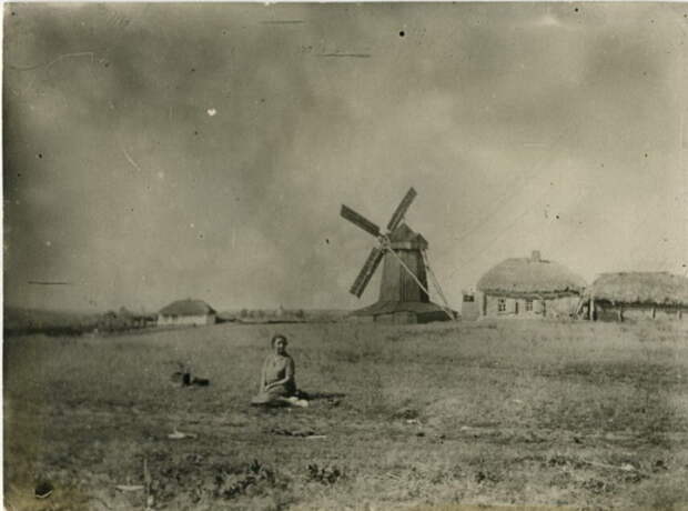 Деревенский пейзаж. СССР, 1929 год. 
