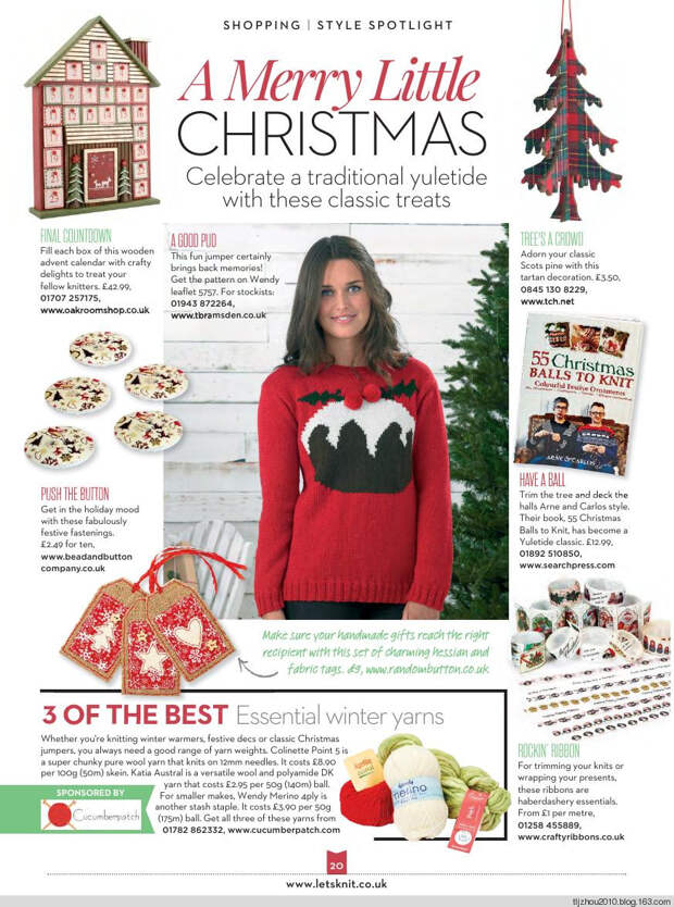 Lets Knit Single Issue Xmas Spec №14 2014 - 紫苏 - 紫苏的博客 Lets Knit Single Issue Xmas Spec №14 2014 - 紫苏 - 紫苏的博客