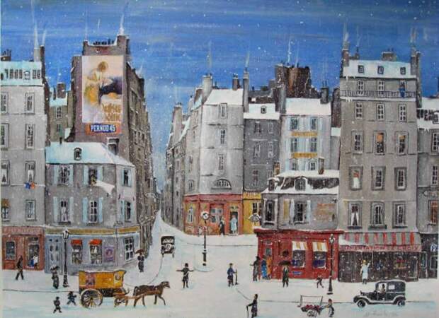 Зимний Париж. Автор: Michel Delacroix. Зимний Париж. Автор: Michel Delacroix.