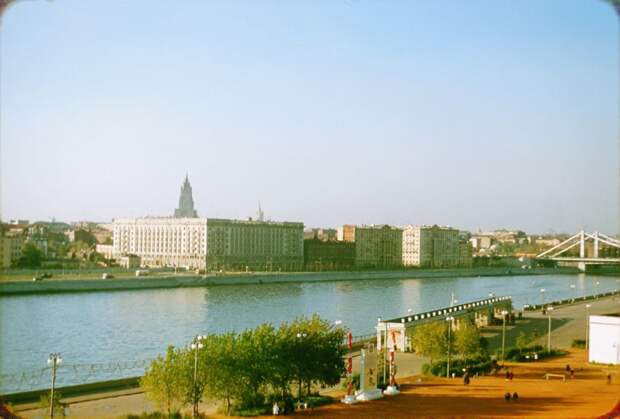 Москва, 1956 год фото, москва, Машина  времени, позитив