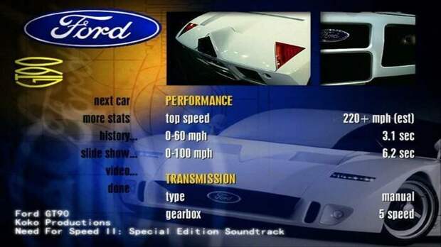 Малоизвестный концепт Ford GT 90 ford gt90, авто, факты