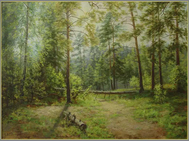 Художник Зайцев Виталий Геннадьевич. Шепот леса