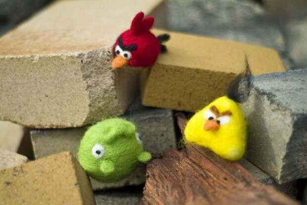 Валяные Angry Birds