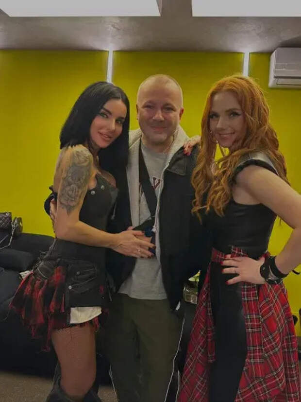 Юлия Волкова, Гоша Рубчинский и Лена Катина