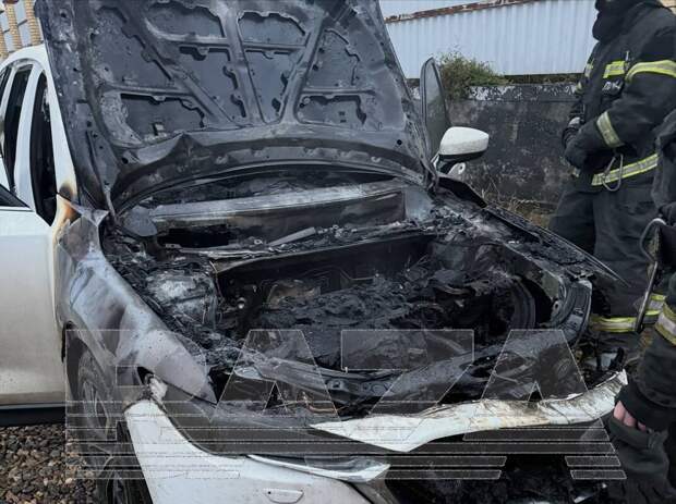 МВД: в Уссурийске мужчина после ссоры сжег автомобиль тещи