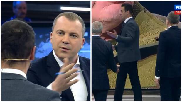 Попов выгнал из студии украинца Яли за оскорбительное поведение / Коллаж: ФБА "Экономика сегодня"