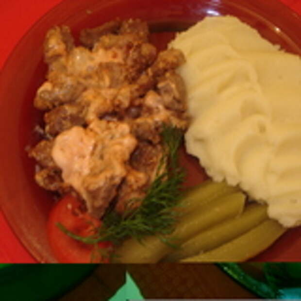 мясо жареное с кунжутом с соусом по французски