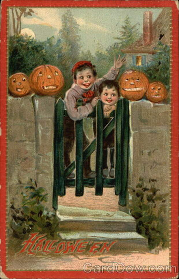 Little boys at Gate & JOL's Frances Brundage Halloween