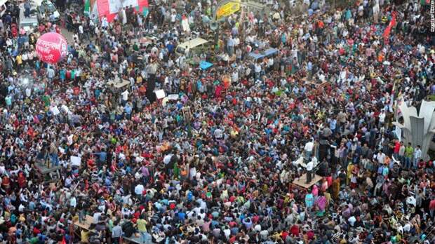 Бангладеш интересное, люди, масса, перенаселение, скопление, толпа