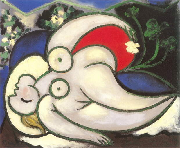 Пабло Пикассо. Лежащая женщина (Мария Тереза). 1932 год