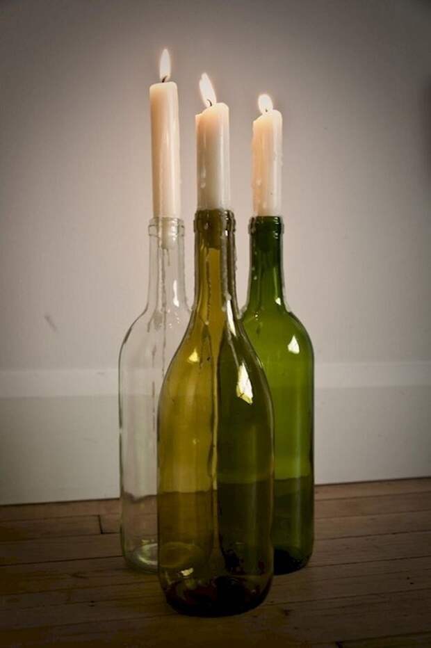 11 способов повторного использования пустых винных бутылок