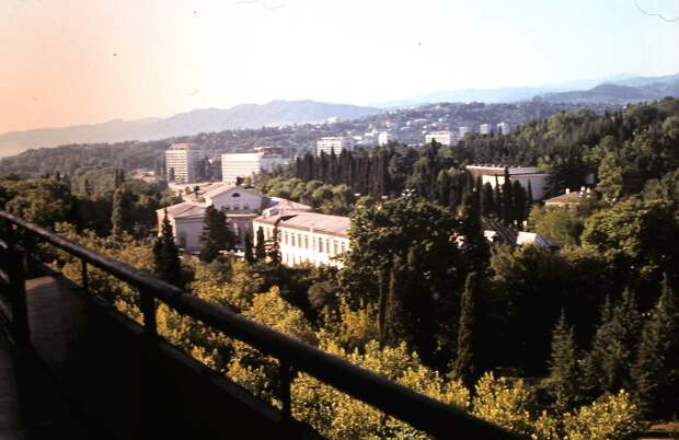 Вид с балкона гостиницы