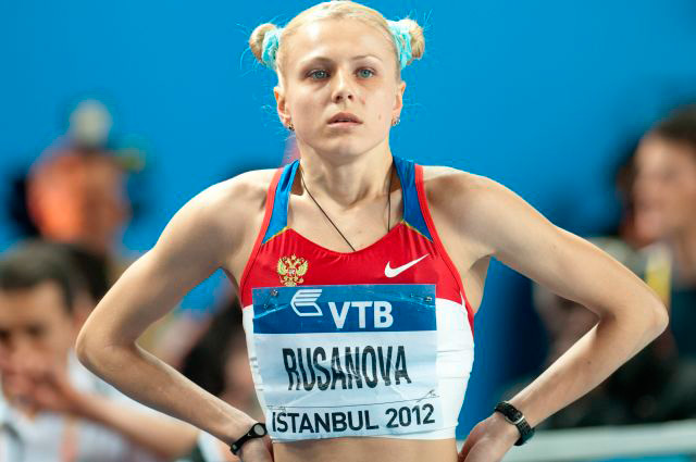 Юлия Степанова (тогда ещё Русанова) в 2012 г.