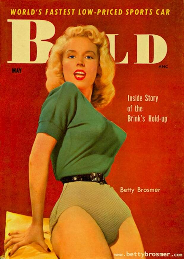 Кто был до Мэрилин Монро? Бетти Бросмер — обладательница самой шикарной фигуры 50-х годов.