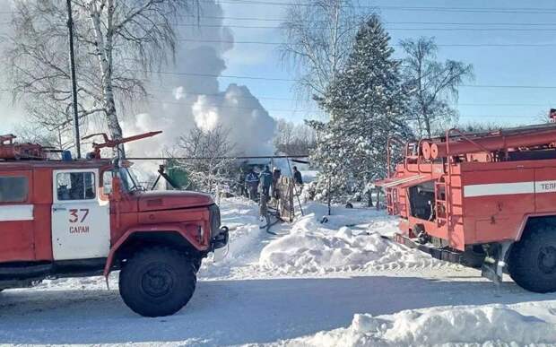 В сараевском селе сгорел жилой дом