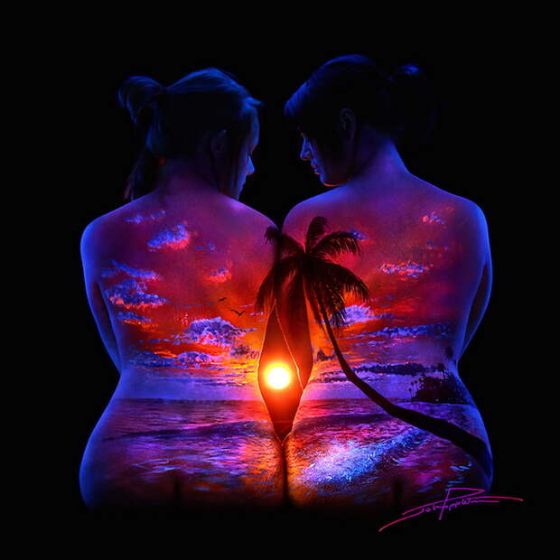 Мистический боди-арт от Джона Попплтона (John Poppleton)