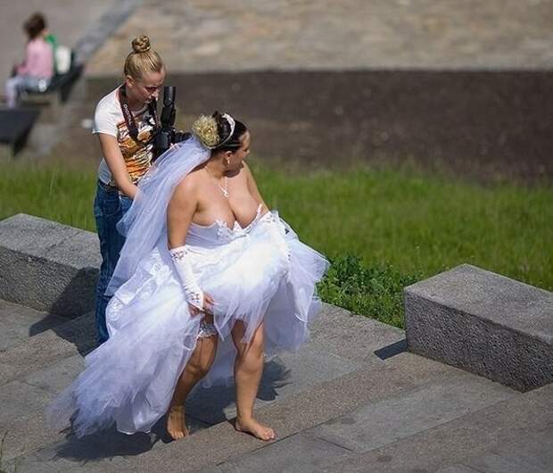 Дорогие невесты, не советуйтесь вы с мужиками по поводу свадебного платья невеста, прикол, свадьба, юмор