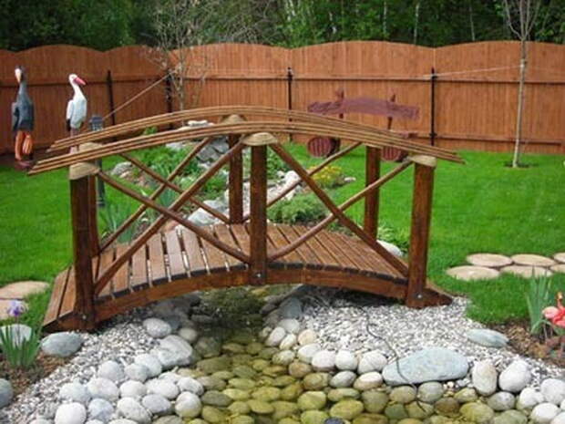 Декоративной мостик своими руками