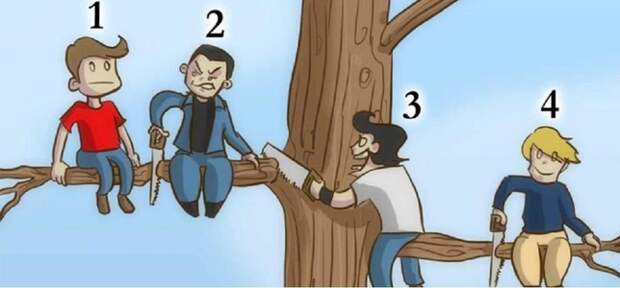 Выберите, кто глупее всех на дереве - ответ раскроет некоторые черты вашей личности