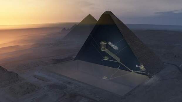 В пирамиде Хеопса обнаружена пустота
