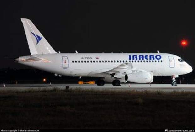 Sukhoi Superjet 100-95LR авиакомпании IrAero