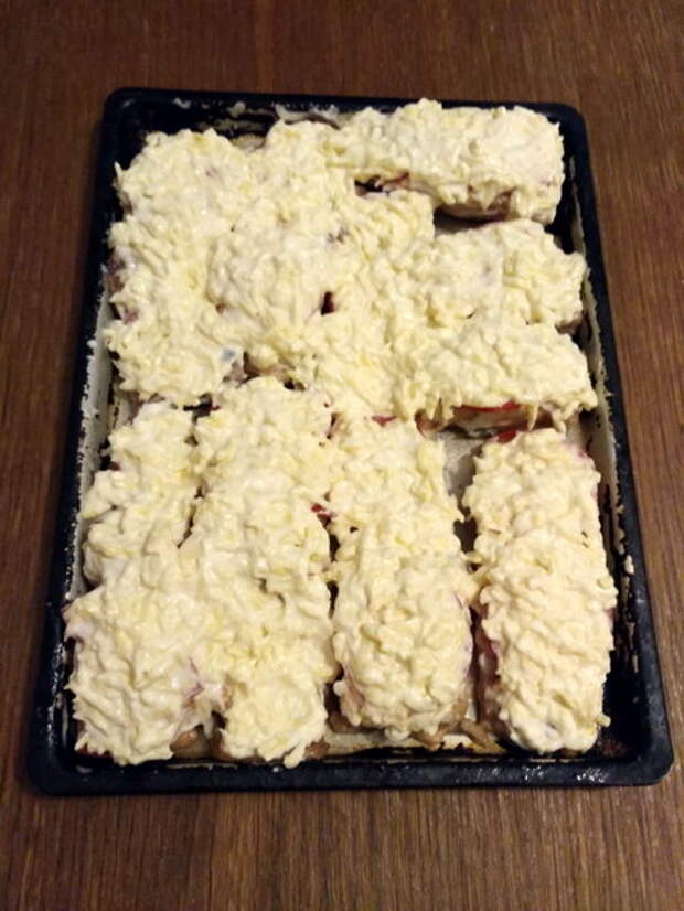 Закрываем рыбу сыром